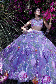 ERICA PURPLE LEHENGA