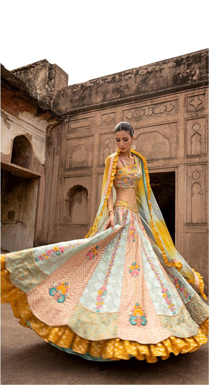 MULTI JAMDAANI LEHENGA