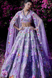 ERICA PURPLE LEHENGA