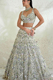 ROSETTE MINT LEHENGA