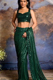 ZOHRA SEQUIN SAREE