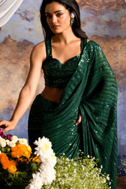 ZOHRA SEQUIN SAREE