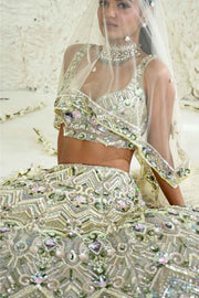 ROSETTE MINT LEHENGA