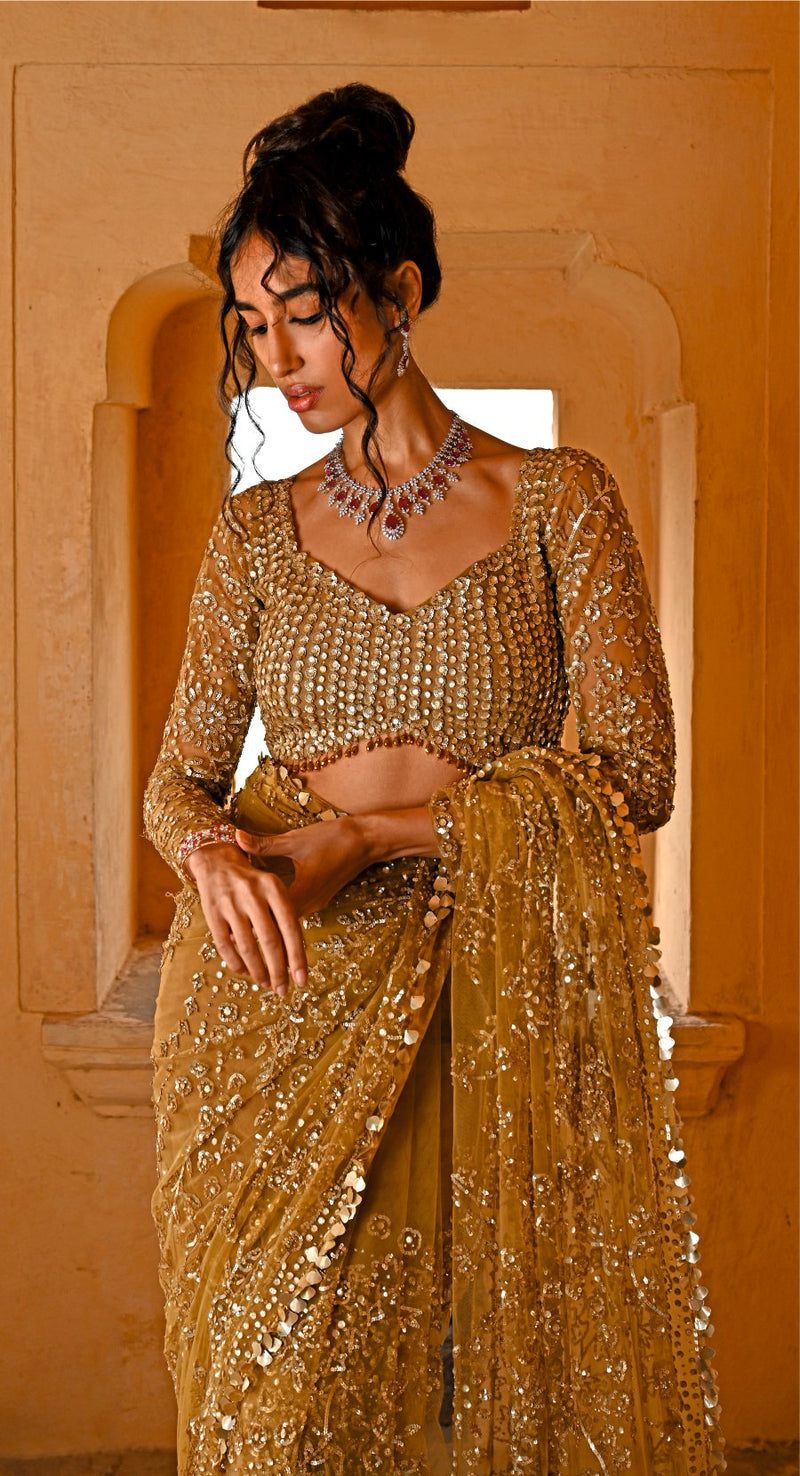 BENTLEY GOLD SAREE