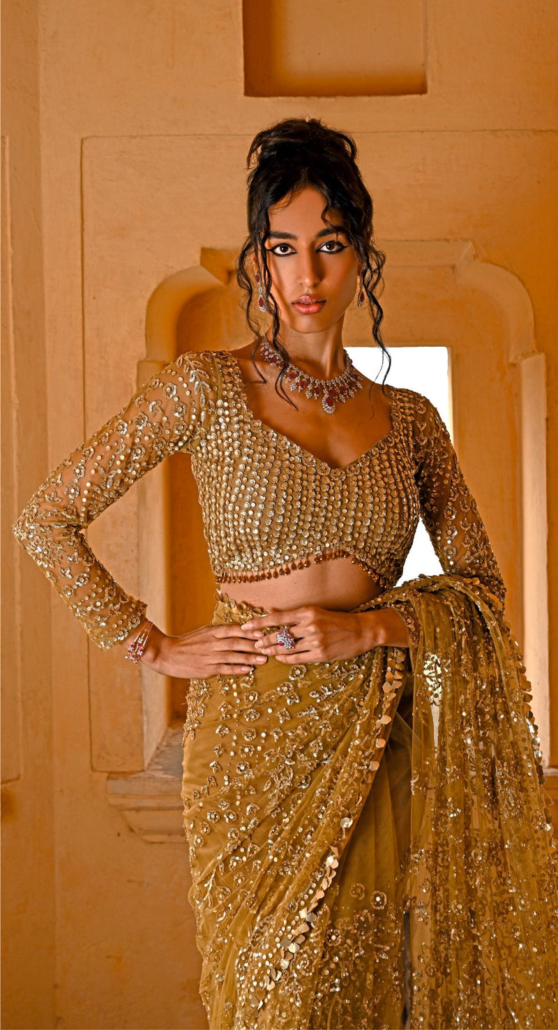 BENTLEY GOLD SAREE