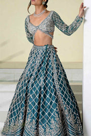 JANNAT SHEESHADORI LEHENGA