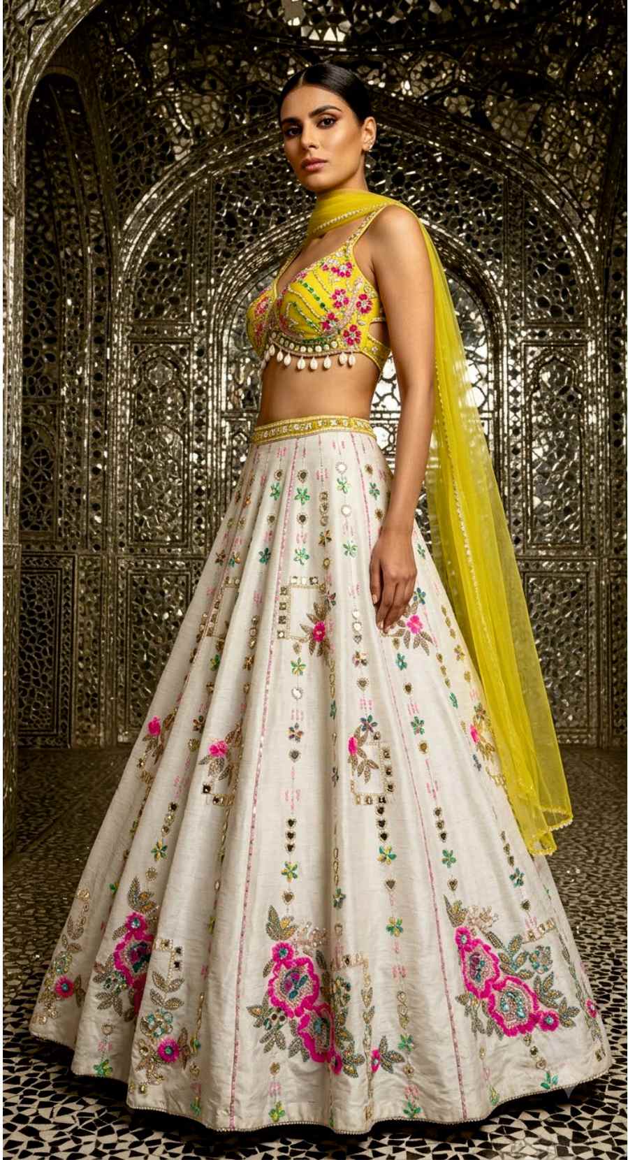 MERU SEQUIN LEHENGA