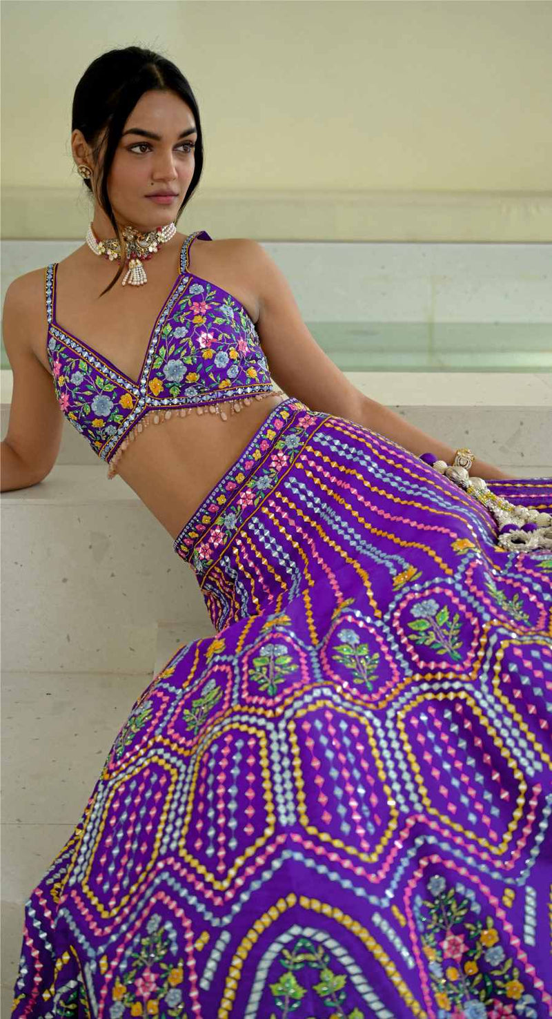 ZOYA SHEESHADORI LEHENGA