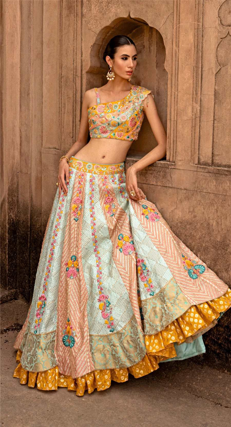 MULTI JAMDAANI LEHENGA