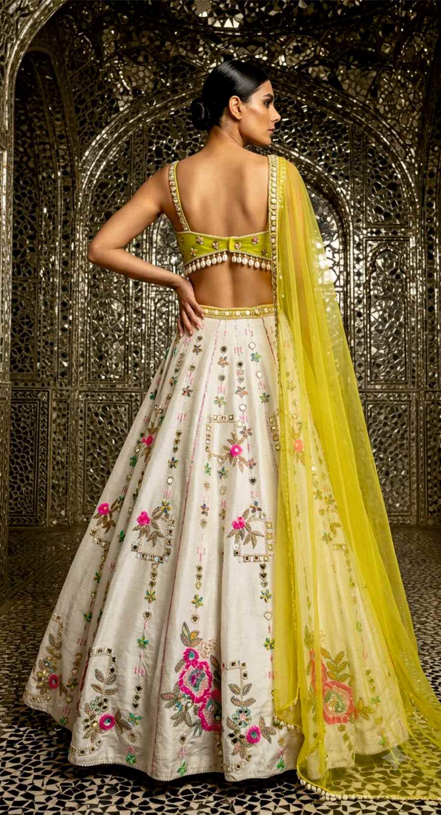 MERU SEQUIN LEHENGA