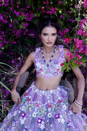 ERICA PURPLE LEHENGA