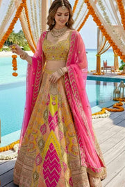 AZMA MULTICOLOURED LEHENGA