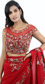 latest net sarees collection