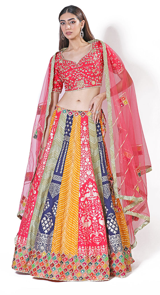 Ritwa Brocade Lehenga
