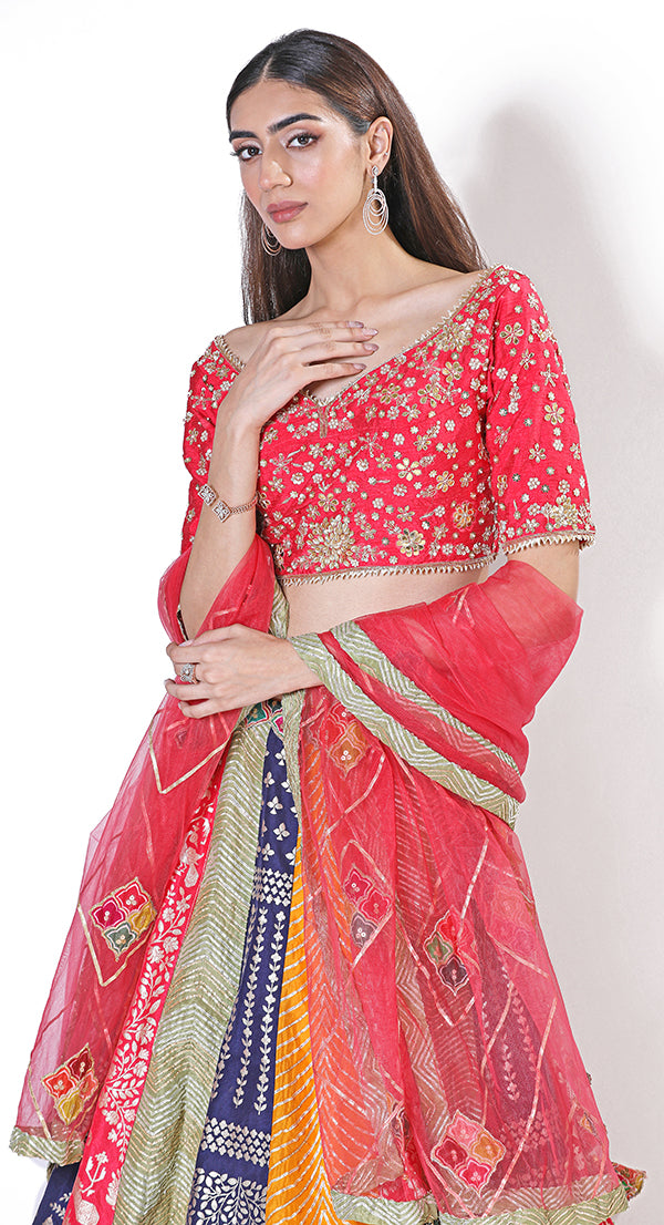 Ritwa Brocade Lehenga
