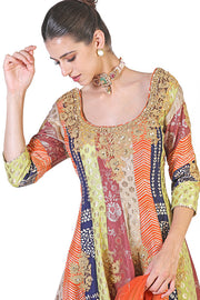 Tilfi jamavar peplum sharara