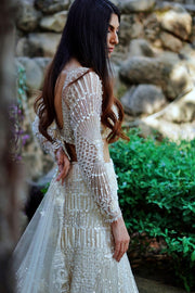 THE IVORY PEARL LEHENGA - POSHAK
