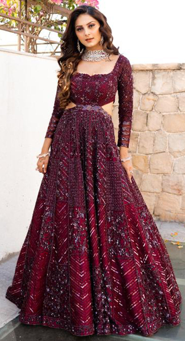 WINE CARLTON GOWN