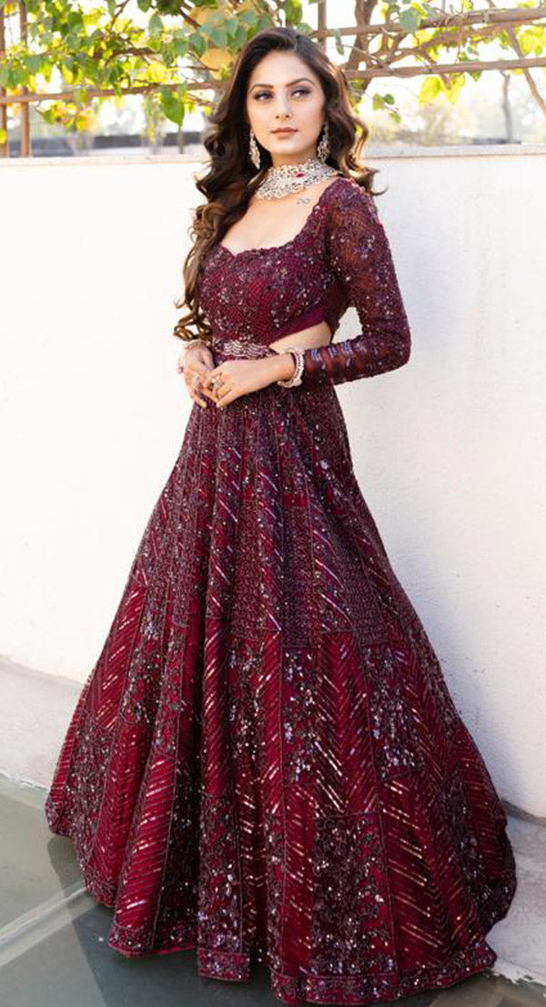 WINE CARLTON GOWN