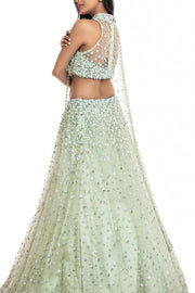 PEARL SEA GREEN  LEHENGA