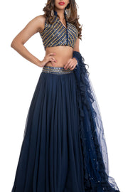 designer lehenga by Poshak