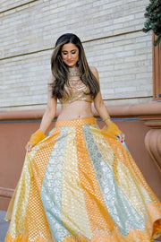 MULTI KALIDAAR LEHENGA