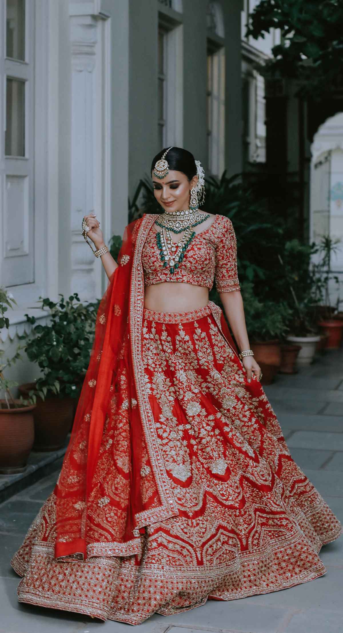 new design bridal lehenga by poshak